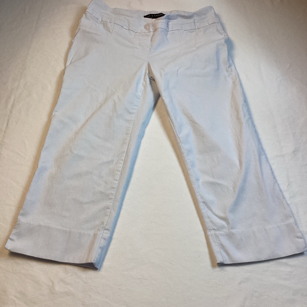 Zac & Rachel baby blue Capris Sz 6P